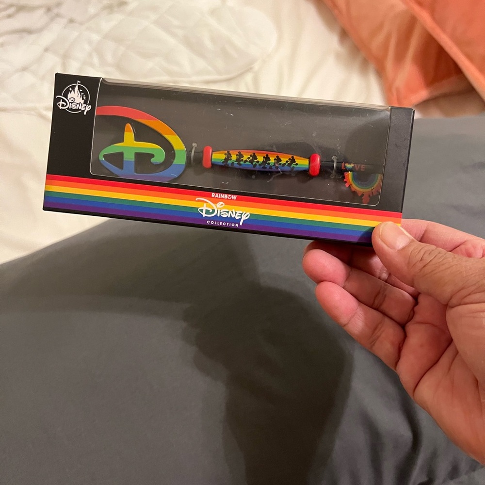 Disney Multicolor Rainbow Keychain